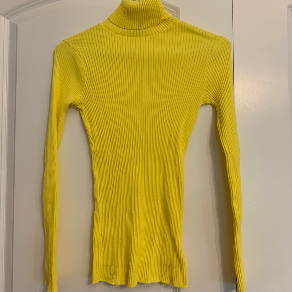 Trendy Neon Turtleneck
